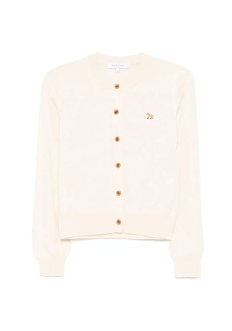 cardigan baby fox regular donna rosa perla MAISON KITSUNÉ | PW00502KT11810306